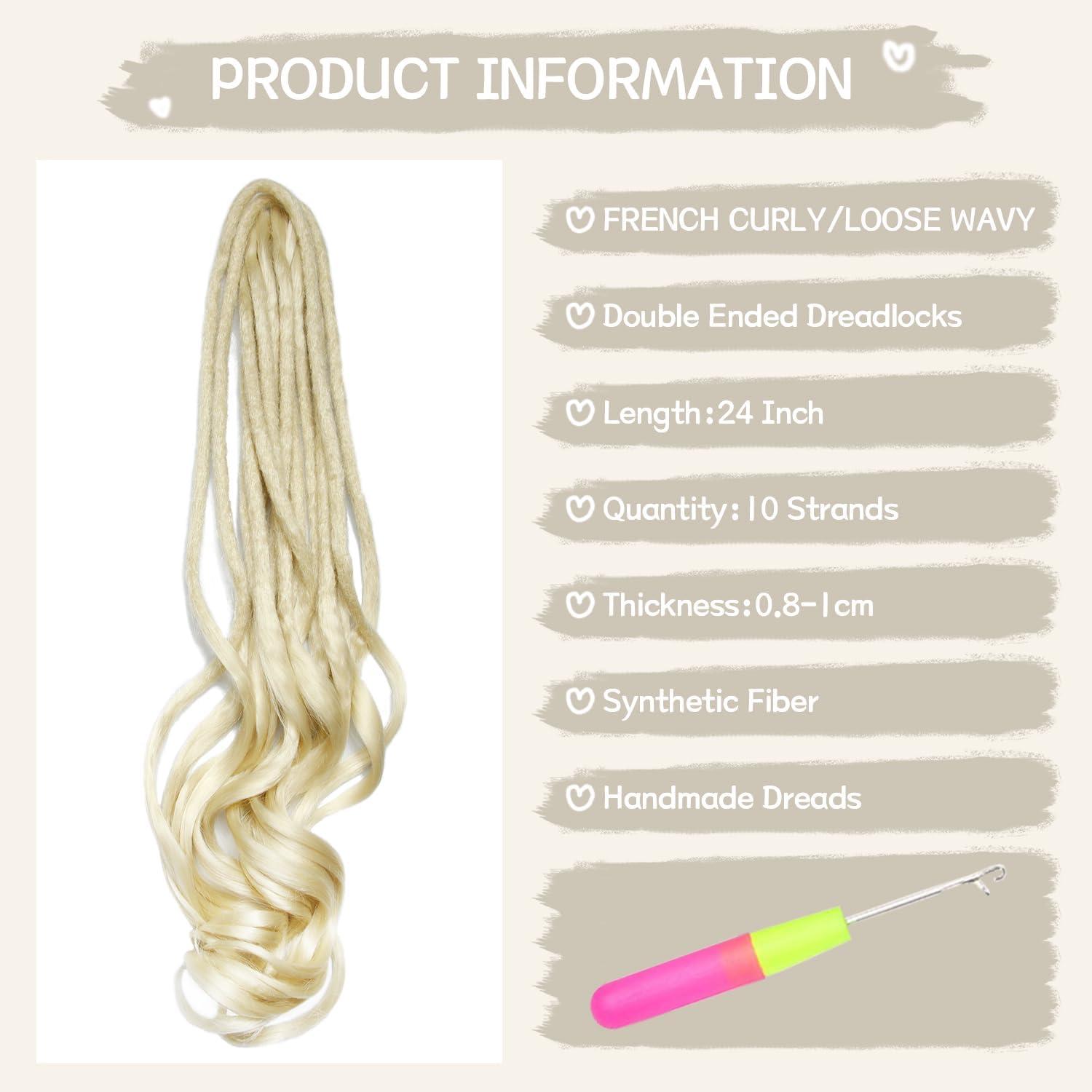 image:imageExtensions dreadlocks fines de 506 cm une extrmit 15 brinspaquet synthtiques douces fausses dreadlocks reggae crochet tresses une extrmit gris clairCurl613