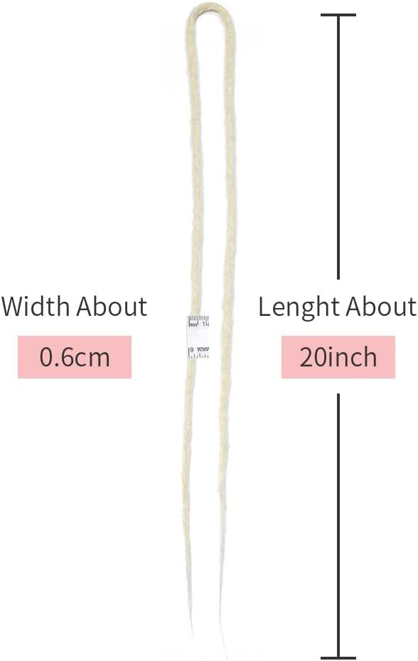 image:imageExtensions dreadlocks fines de 506 cm une extrmit 15 brinspaquet synthtiques douces fausses dreadlocks reggae crochet tresses une extrmit gris clairDE613