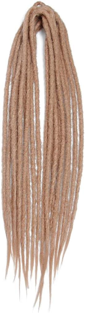 image:imageExtensions dreadlocks fines de 506 cm une extrmit 15 brinspaquet synthtiques douces fausses dreadlocks reggae crochet tresses une extrmit gris clairDE24