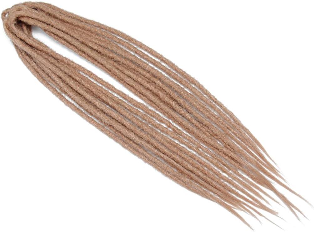 image:imageExtensions dreadlocks fines de 506 cm une extrmit 15 brinspaquet synthtiques douces fausses dreadlocks reggae crochet tresses une extrmit gris clairDE24