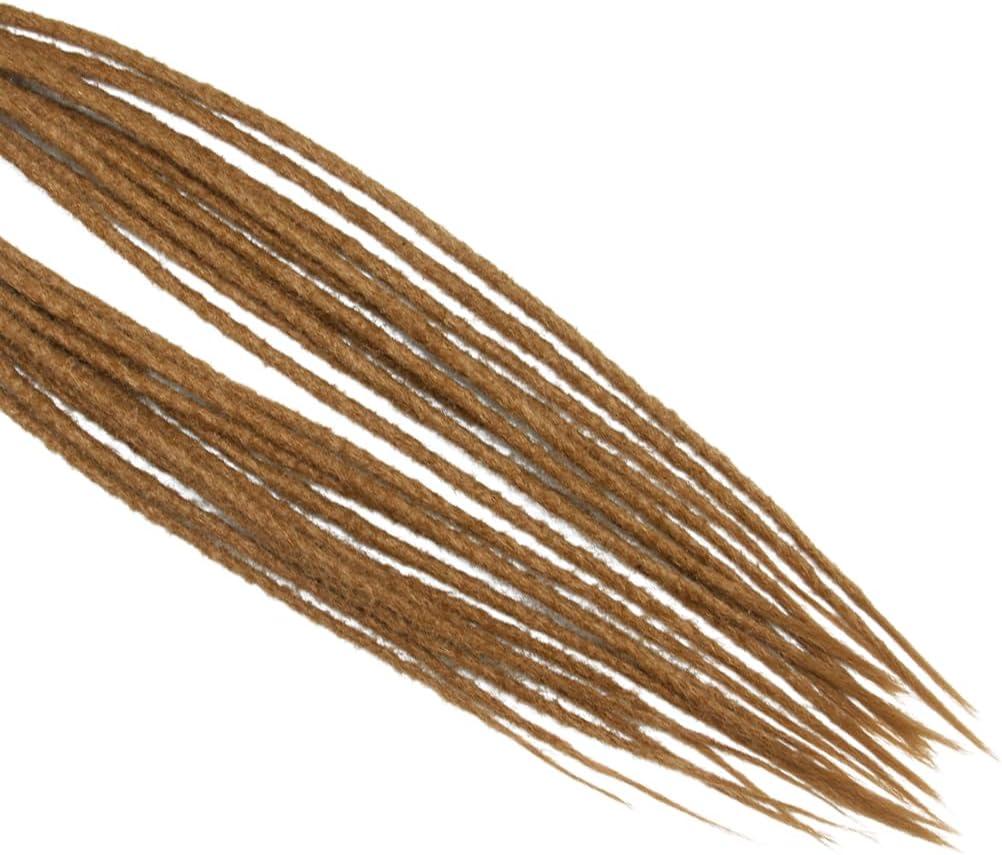 image:imageExtensions dreadlocks fines de 506 cm une extrmit 15 brinspaquet synthtiques douces fausses dreadlocks reggae crochet tresses une extrmit gris clairDE27
