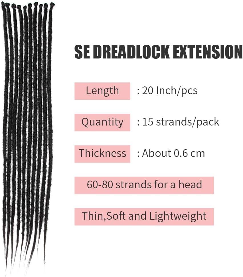image:imageExtensions dreadlocks fines de 506 cm une extrmit 15 brinspaquet synthtiques douces fausses dreadlocks reggae crochet tresses une extrmit gris clairSE4