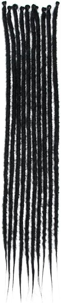 image:imageExtensions dreadlocks fines de 506 cm une extrmit 15 brinspaquet synthtiques douces fausses dreadlocks reggae crochet tresses une extrmit gris clairSE4
