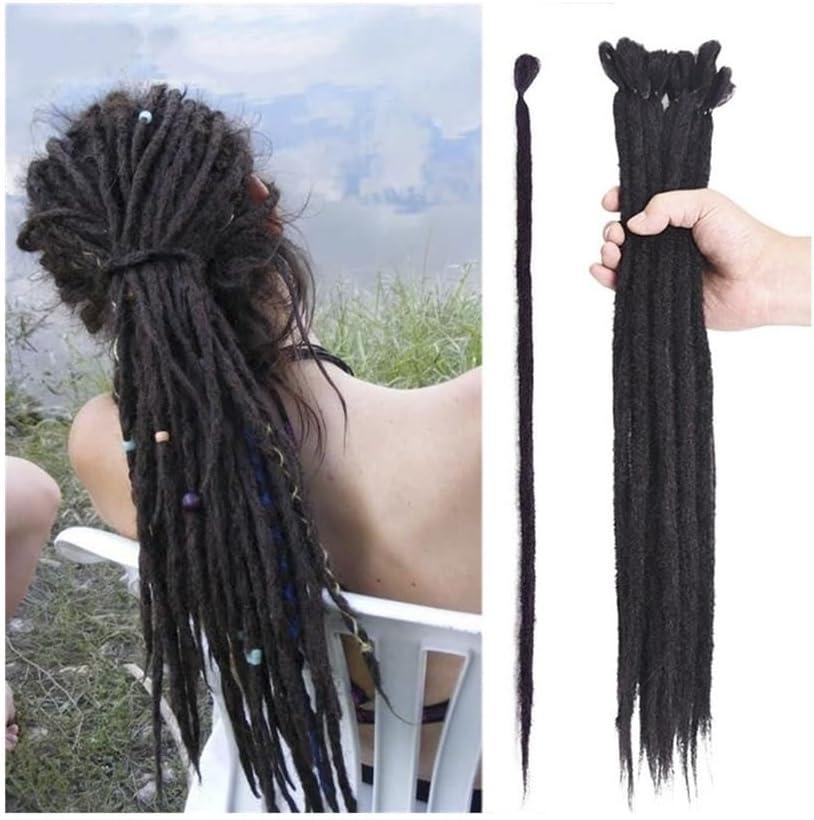 image:imageSant Extensions de dreadlocks faites la main 5 brins de dreadlocks synthtiques 10 cm Faux Twist Cheveux reggae dreadlocks Soin du corps blondBug
