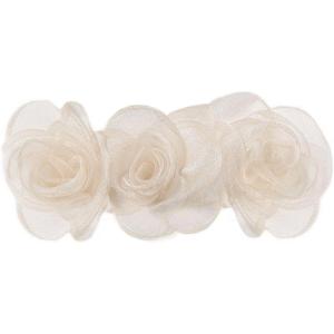 1 Pièce Pince À Cheveux Fleur Blanche, Accessoires De Cheveux De Style De Mariage, Pince À Cheveux Élégante, Accessoires De Cheveux Simples Pour Femmes, Accessoires De Vêtements