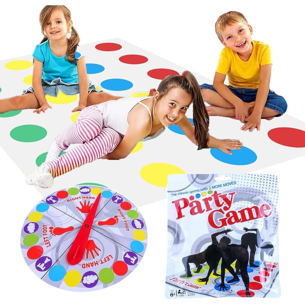 image:imageLithyc Twister Gant Twister Jeux pour Les Enfants De 6 Ans Et Plus Jeux De Socit Enfant pour 2 Joueurs Et Plus Jeu Amusant Interactif pour La Famille