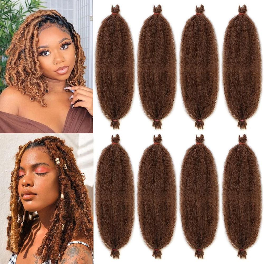 image:imageMarley Twist Lot de 3 paquets dextensions de cheveux afro crpus prspars pour femme noire T350 356 cm30