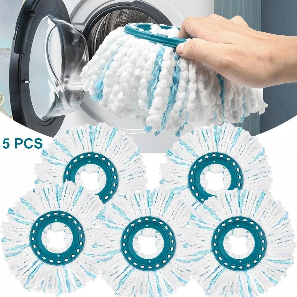 image:image5 Pices Balai Serpillre Ronde pour Leifheit Clean Twist Disc Mop Micro Systmes Pices de Rechange
