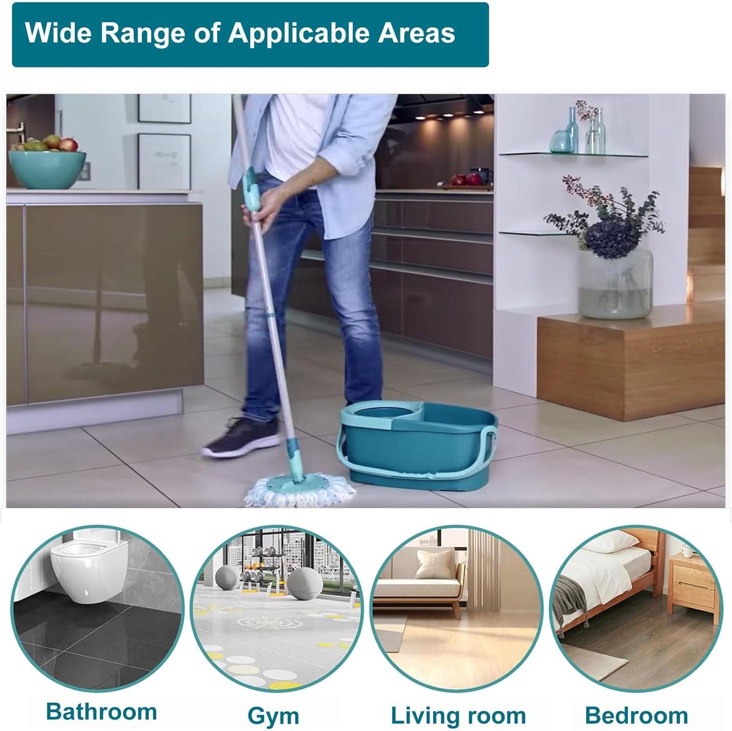 image:image5 Pices Balai Serpillre Ronde pour Leifheit Clean Twist Disc Mop Micro Systmes Pices de Rechange