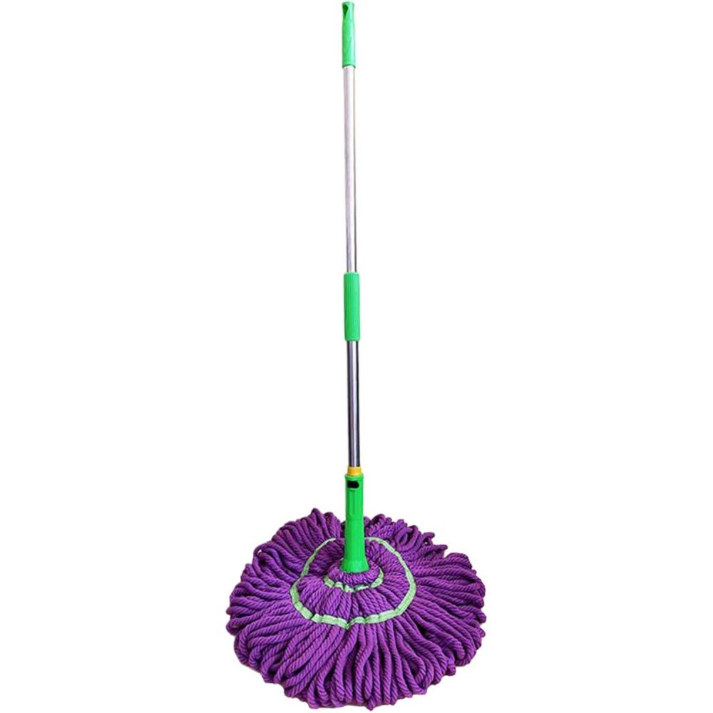 image:imageBalai Twist Ultra Absorbante 360 Microfibre Serpillire Tlescopique De Sol Lavette Facile Essorer Outil De Nettoyage Tlescopique pour Cuisine cole Garage Restaurant