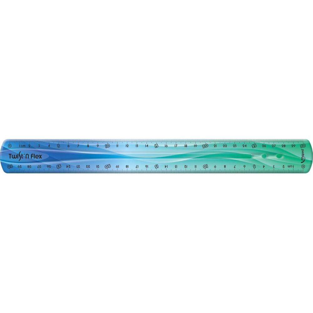image:imageMaped Twist and Flex Rgle dcorative Couleurs assorties 30 cm