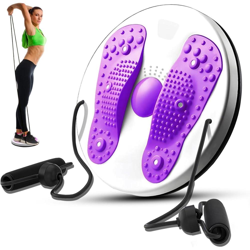 image:imageTwist Waist Disc wister de taille avec cordon de serrage planche dquilibre Twist Waist Disc avec cordon de serrage disque rotatif magntique multifonction pour massage fitness Twist